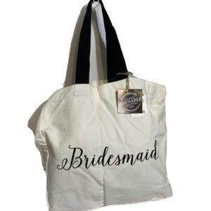 Bridesmaid White Tote Bag from Homegoods